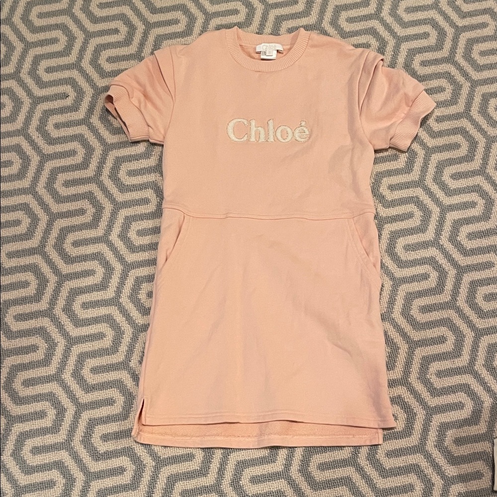 Chloe Pink Casual Kids Dress